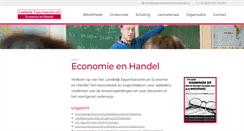 Desktop Screenshot of expertisecentrumeconomie.nl