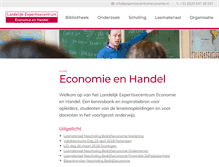 Tablet Screenshot of expertisecentrumeconomie.nl